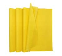 MORAINJAY 60 Fogli di Carta Velina Giallo, carta crespa, per Confezioni Regalo, Artigianato Fai da Te, Compleanno, Matrimonio, Natale, Halloween, Carta Imballaggio Regali (50x70 cm