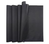 MORAINJAY 60 Fogli di Carta Velina Nero, carta crespa, per Confezioni Regalo, Artigianato Fai da Te, Compleanno, Matrimonio, Natale, Halloween, Carta Imballaggio Regali (50x70 cm)