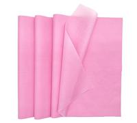 MORAINJAY 60 Fogli di Carta Velina Rosa, carta crespa, per Confezioni Regalo, Artigianato Fai da Te, Compleanno, Matrimonio, Natale, Halloween, Carta Imballaggio Regali (50x70 cm)