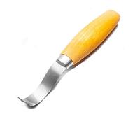 Morakniv Carving Hook 163 - Coltello fisso misto, manico: betulla naturale, lama: 50 mm