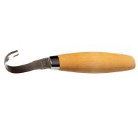 Herbertz 10IT7391846022718IT10 Morakniv Hook Knife 162 Double Edge Coltello da Intaglio con Fodero in Cuoio