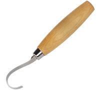 Morakniv Carving Hook 162 - Coltello fisso misto, manico: betulla naturale, lama: 52 mm