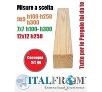 Morale in Legno di Pino Impregnato Trave Palo Quadro Trattato Pergola Gazebo