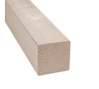 Morale travetto in legno di abete piallato, spigoli stondati 90 x 90 x 2000 mm