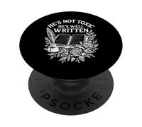 Moralmente Grigio Fantasy Romance Dark Academia Estetica PopSockets PopGrip Adesivo