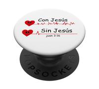 Morando en Cristo, Dependiente de Cristo, Siervo Fiel PopSockets PopGrip Adesivo