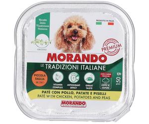 Morando Le Tradizioni Italiane Pâté con Pollo, Patate e Piselli per Ca