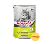 Morando Professional Gatto Adult Patè con Manzo e Ortaggi - 24x400g
