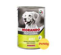 Morando Professional Umido Cane Adult Bocconi con Vitello e Piselli - 24x405g