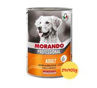 Morando Professional Umido per Cani Adult Bocconi con Agnello e Riso - 24x405g