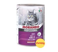 Morando Umido Gatto Professional Adult Patè con Agnello - 24x400g