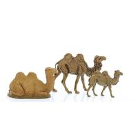 Moranduzzo 3 Cammelli Assortiti per Presepe da Cm 6 Scala 1:32 - Statuine Presepe Indistruttibili - Pittura Rifinita a Mano, Prodotto Ufficiale, Made in Italy, Scultore M. Landi