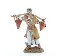 Moranduzzo Acquaio per Presepe da Cm 10 - STANDARD 10 - Statuina Indistruttibile, Stile Arabo, Pittura Rifinita a Mano, Prodotto Ufficiale, Made in Italy, Scultore M. Landi