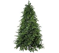 Moranduzzo - Albero di Natale Artificiale Luxury “Cristallo” - 210 cm Ø 142 cm, 1308 Rami Folti e Densi, Real Touch PE/PVC, Apertura ad Ombrello, Aspetto Realistico Naturale