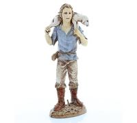 Moranduzzo Buon Pastore per Presepe da Cm 12 Scala 1:15 -Statuine Presepe Indistruttibili - Stile 700', Pittura Rifinita a Mano, Prodotto Ufficiale, Made in Italy, Scultore M. Landi