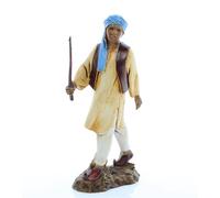 Moranduzzo Cammelliere Indiano per Presepe da Cm 12 Scala 1:15 -Statuine Presepe Indistruttibili - Stile 700', Pittura Rifinita a Mano, Prodotto Ufficiale, Made in Italy, Scultore M. Landi