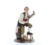 Moranduzzo Cantastorie per Presepe da Cm 12 Scala 1:15 -Statuine Presepe Indistruttibili - Stile 700', Pittura Rifinita a Mano, Prodotto Ufficiale, Made in Italy, Scultore M. Landi