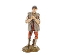 Moranduzzo Guardiano per Presepe da Cm 12 Scala 1:15 -Statuine Presepe Indistruttibili - Stile 700', Pittura Rifinita a Mano, Prodotto Ufficiale, Made in Italy, Scultore M. Landi