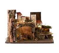 Moranduzzo - Kit Fai da Te Scenografie Artigianali Made in Italy in Sughero e Legno - Prodotto Artigianale Made in Italy (Kit Presepe Fai da Te)