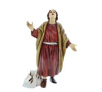 Moranduzzo Meravigliato per Presepe da Cm 13 Scala 1:15 - Statuine Presepe Indistruttibili - Stile 700', Pittura Rifinita a Mano, Prodotto Ufficiale, Made in Italy, Scultore M. Landi