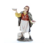 Moranduzzo Oste per Presepe da Cm 12 Scala 1:15 -Statuine Presepe Indistruttibili - Stile 700', Pittura Rifinita a Mano, Prodotto Ufficiale, Made in Italy, Scultore M. Landi