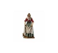 Moranduzzo Pastore statuina Donna che stende i panni 10 cm per presepe