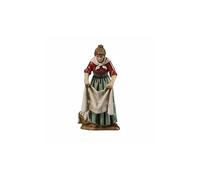 Moranduzzo Pastore statuina Donna che stende i panni 10 cm per presepe