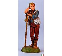 Moranduzzo Pastorello con Bastone, Multicolore, 6 cm