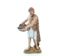 Moranduzzo Pescivendolo per Presepe da Cm 10 Scala 1:20 - Statuine Presepe Indistruttibili - Stile Arabo, Pittura Rifinita a Mano, Prodotto Ufficiale, Made in Italy, Scultore M. Landi