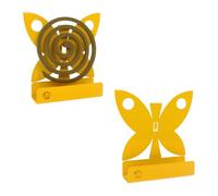 Moranduzzo - Set 2 Porta Zampironi Zephira in Metallo - Made in Italy, Prodotto di Design Italiano - Collezione Signora Flaim (Confezione 2 Pezzi)