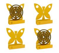 Moranduzzo - Set 4 Porta Zampironi Zephira in Metallo - Made in Italy, Prodotto di Design Italiano - Collezione Signora Flaim (Confezione 4 Pezzi)