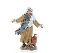Moranduzzo Uomo con Brocca per Presepe da Cm 10 Scala 1:20 - Statuine Presepe Indistruttibili - Stile Arabo, Pittura Rifinita a Mano, Prodotto Ufficiale, Made in Italy, Scultore M. Landi