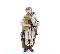 Moranduzzo Zampognaro per Presepe da Cm 13 Scala 1:15 - Statuine Presepe Indistruttibili - Stile 700', Pittura Rifinita a Mano, Prodotto Ufficiale, Made in Italy, Scultore M. Landi