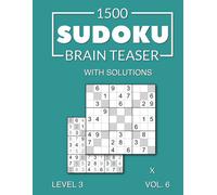 Morari Media 1500 Sudoku Brain Teaser X with solutions (Tascabile)