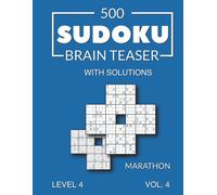 Morari Media 500 Sudoku Brain Teaser Marathon with solutions (Tascabile)