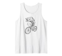 Moray Anguilla Bicicletta Divertente Biker Pesce Bici Canotta