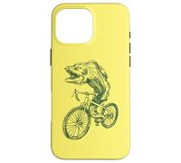 Moray Anguilla Bicicletta Divertente Biker Pesce Bici Custodia per iPhone 16 Pro Max