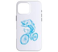 Moray Anguilla Bicicletta Divertente Biker Pesce Bici Custodia per iPhone 16 Pro Max