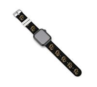 Moray Eel - Cinturino di ricambio in silicone mimetico, compatibile con Apple Watch, 42mm/44mm, Acciaio inossidabile, Ametista