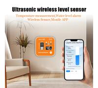 Moray ME201R Tuya Smartlife APP Display LCD Sensore di temperatura ad ultrasuoni mobile Monitor di livello Visualizzazione del tempo Monitor del livello del serbatoio