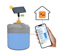 Moray ME201RSP Tuya APP Pannello solare Misuratore di livello di profondità ad ultrasuoni wireless Flusso LED Display della temperatura Monitor del livello del liquido