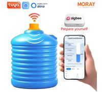 MORAY ME201WZ Tuya Smartlife APP ZigBee WiFi Rilevatore remoto wireless ad ultrasuoni Serbatoio acqua Sensore di livello del liquido Indicatore di allarme