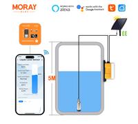 Moray ME202RSP 5M RF433 Pannello solare WIFI Display a LED Allarme remoto a lunga distanza Sensore di livello del liquido del serbatoio dell'acqua sommergibile