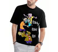 Morbida maglietta da uomo in cotone Edd & Eddy - Girocollo, Manica Corta KOMFORT & SICHERHEIT - Das Kinder-T-Shirt aus 100 % Baumwolle bietet höchsten Tragekomfort und Sicherheit für Ihre Kinder. Die 