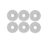 Morbida microfibra Mop Pads per Dreame D20 D30 Ultra Pet Hair (6 pezzi) | Confezione da 4 pezzi di ricambio, adatti per D20/D30 Ultra, rimuove i peli di polvere, facile da applicare