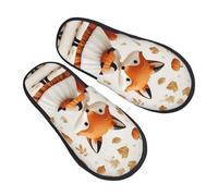 Morbida Pantofole Donna Thanksgiving Day Punmpkin print Ciabatte da Casa Pelose Scarpe di Cotone per Uomo Inverno Interne L