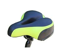 Morbida sella per bicicletta da donna in gel, super comoda con foro per Mountain Bike, nero/verde