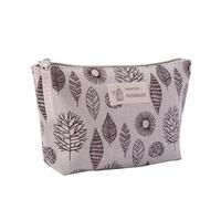 Morbida Tela Orso Albero Stampa Modello Donne di Viaggio Sacchetto di Immagazzinaggio di Articoli da toeletta Organizzatore Carino Cosmetici Borsa Portatile Trucco Borse, Foglia, Taglia unica
