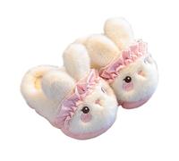 Morbide pantofole da donna in pelliccia di peluche | Pantofole da uomo invernali, calde, in feltro, per bambini, in peluche, a forma di coniglio