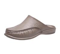 Morbide pantofole da donna - sandali estivi da donna, comodi davanti, chiusi, suola morbida, leggere, eleganti, comode, scarpe estive casual, eleganti, cachi, 46 EU